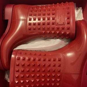 Valentino Rain Boots Sz 39